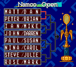 Smash Tennis screenshot 4 for Super Nintendo